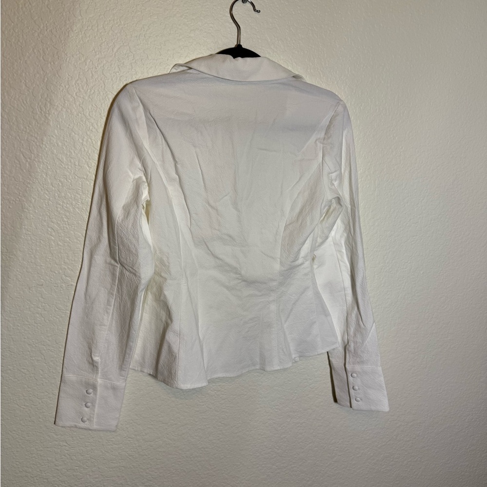 Meshki White Annalee cotton blend tie shirt - Picture 10 of 10